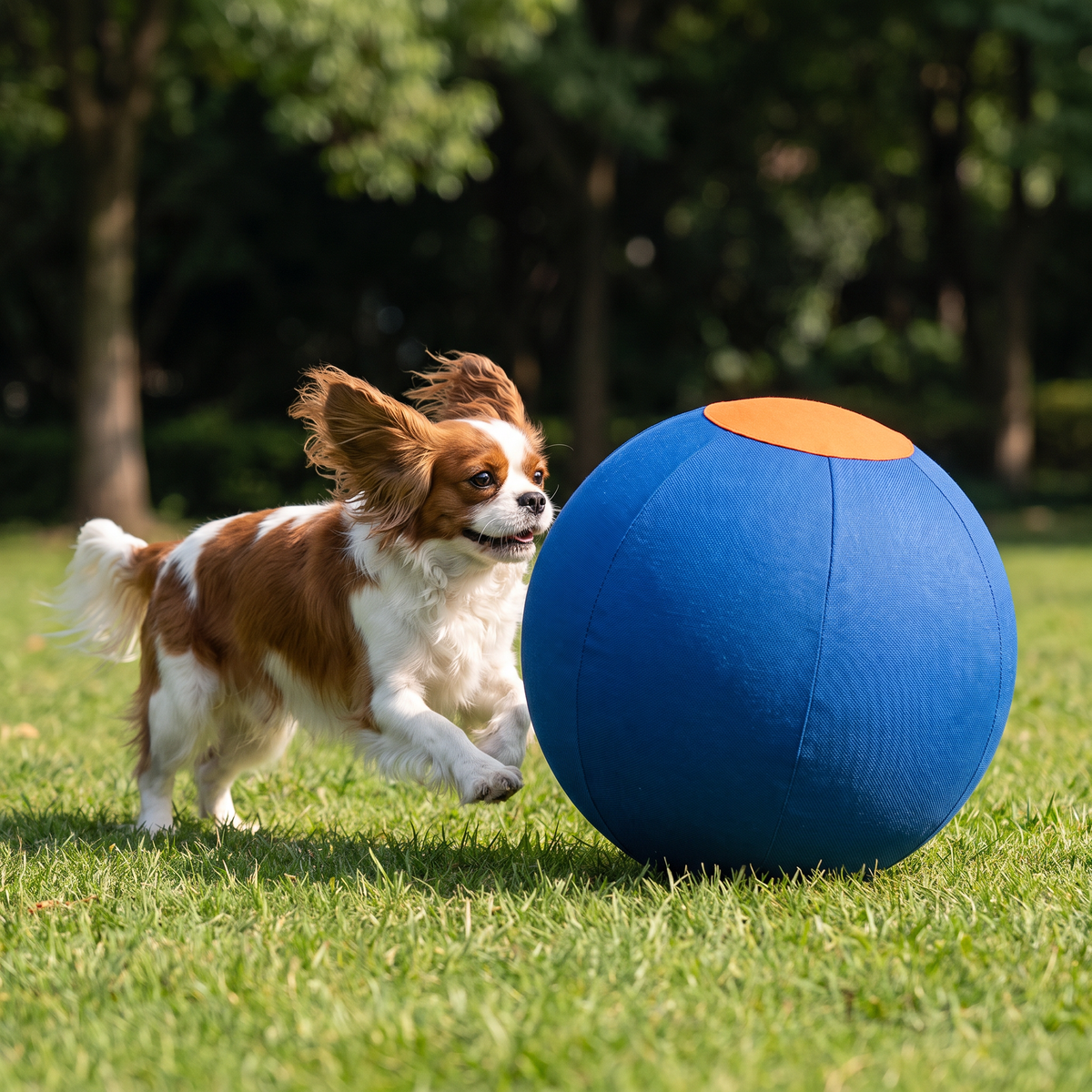 Inflatable Bite Resistant Herding Ball for Dogs – Durable Interactive Push & Chase Toy