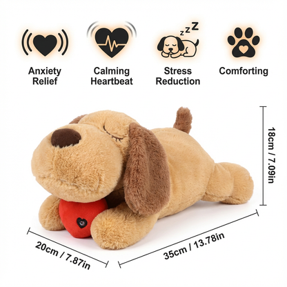 Calming Heartbeat Plush Toy for Pets – Anxiety-Relieving & Stress-Reducing