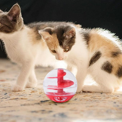 Cat Toy Food Ball - Interactive Treat Dispenser For Learning To Play