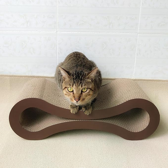 Luxurious Infinity Cardboard Cat Scratching Bed