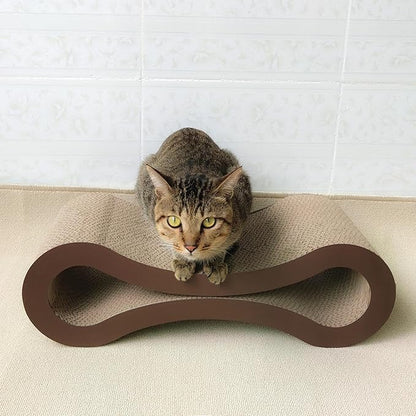 Luxurious Infinity Cardboard Cat Scratching Bed