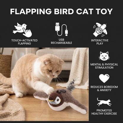 Flapping Bird Cat Toy