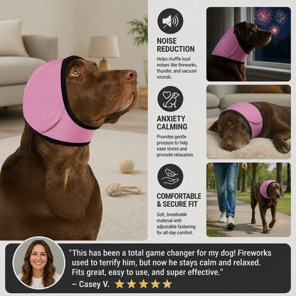 Protection Dog Ear Muffs Noise-Reducing & Anxiety-Calming Ear Cover