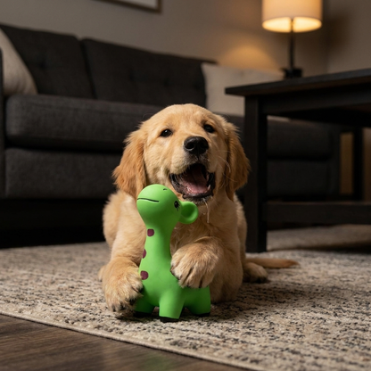 Squeaky Latex Deer Chew Dog Toy
