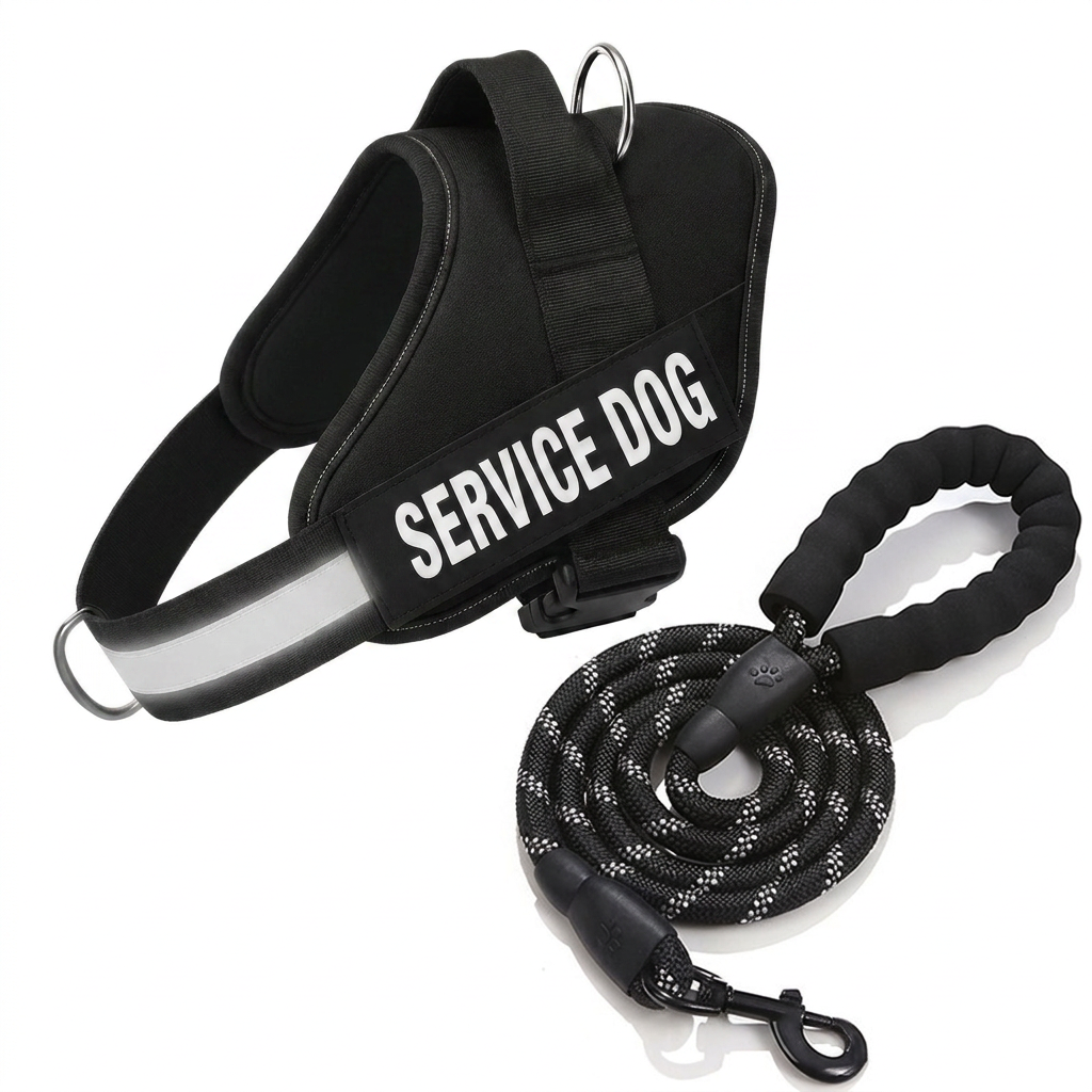 Personalized No-Pull Dog Harness with Front D-Ring – Designed for Neck & Shoulder Relief
