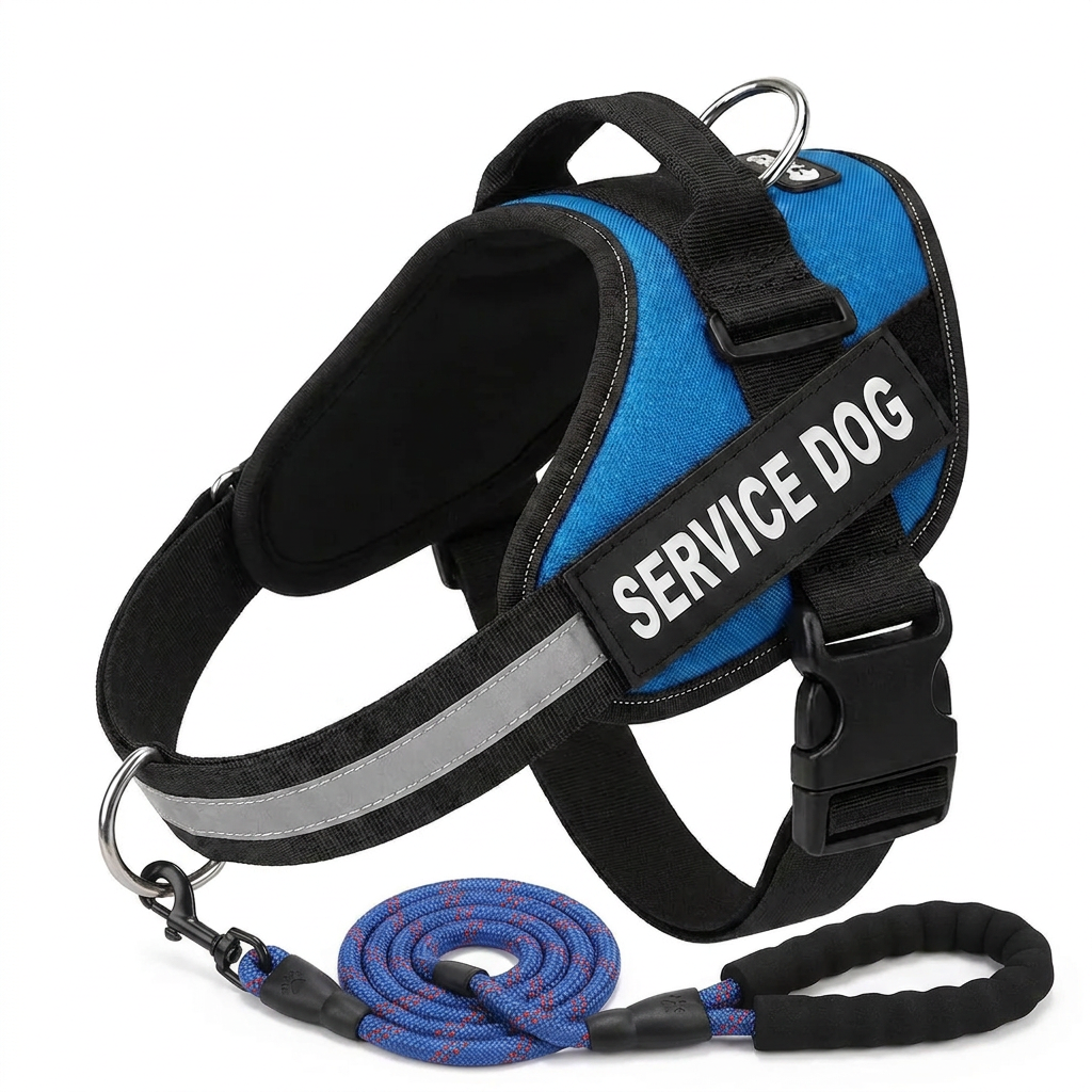 Personalized No-Pull Dog Harness with Front D-Ring – Designed for Neck & Shoulder Relief