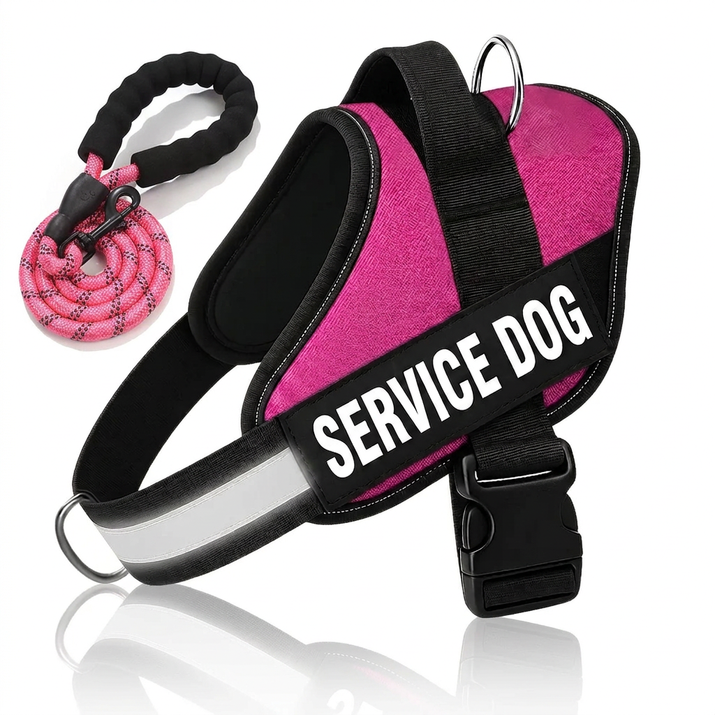 Personalized No-Pull Dog Harness with Front D-Ring – Designed for Neck & Shoulder Relief