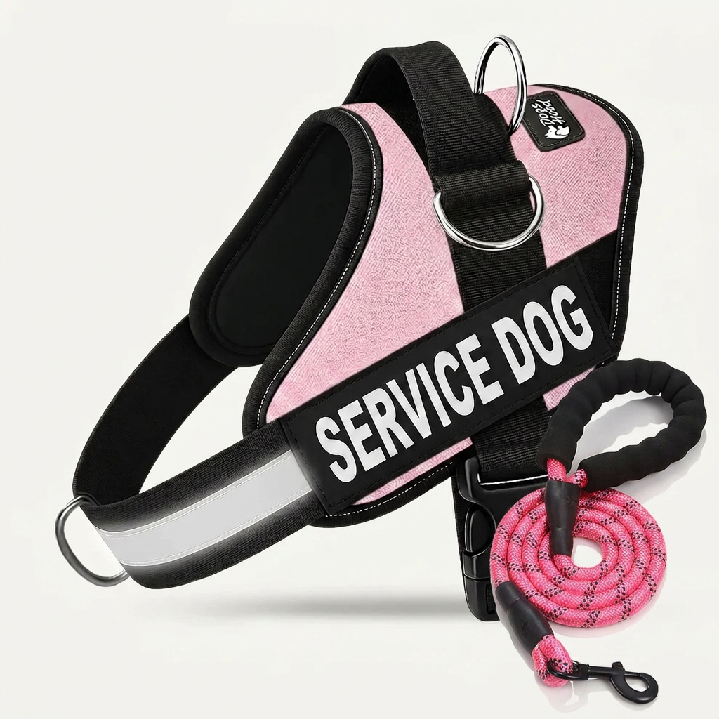 Personalized No-Pull Dog Harness with Front D-Ring – Designed for Neck & Shoulder Relief