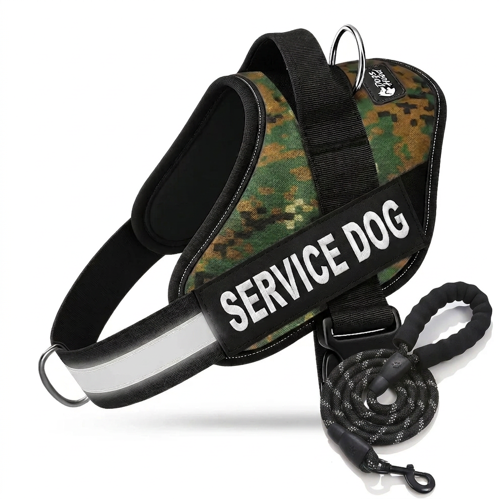 Personalized No-Pull Dog Harness with Front D-Ring – Designed for Neck & Shoulder Relief