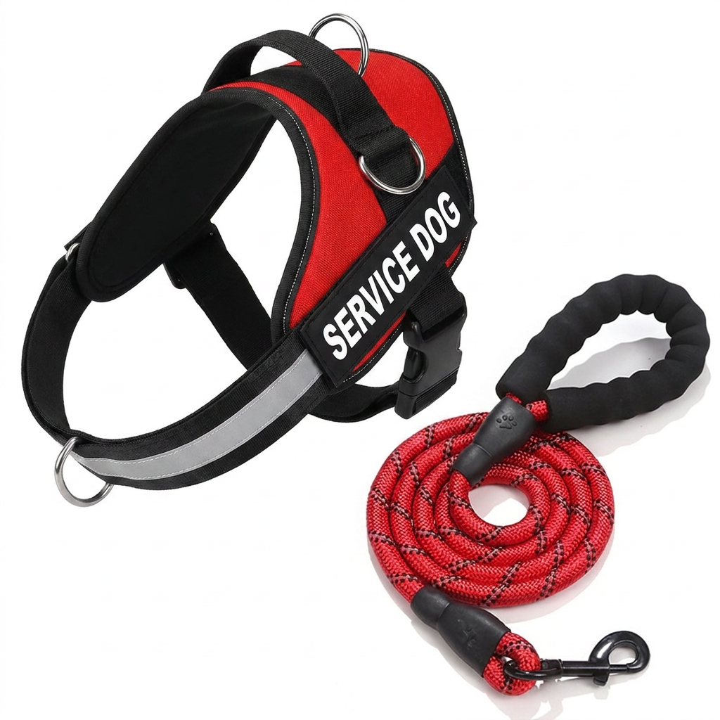 Personalized No-Pull Dog Harness with Front D-Ring – Designed for Neck & Shoulder Relief