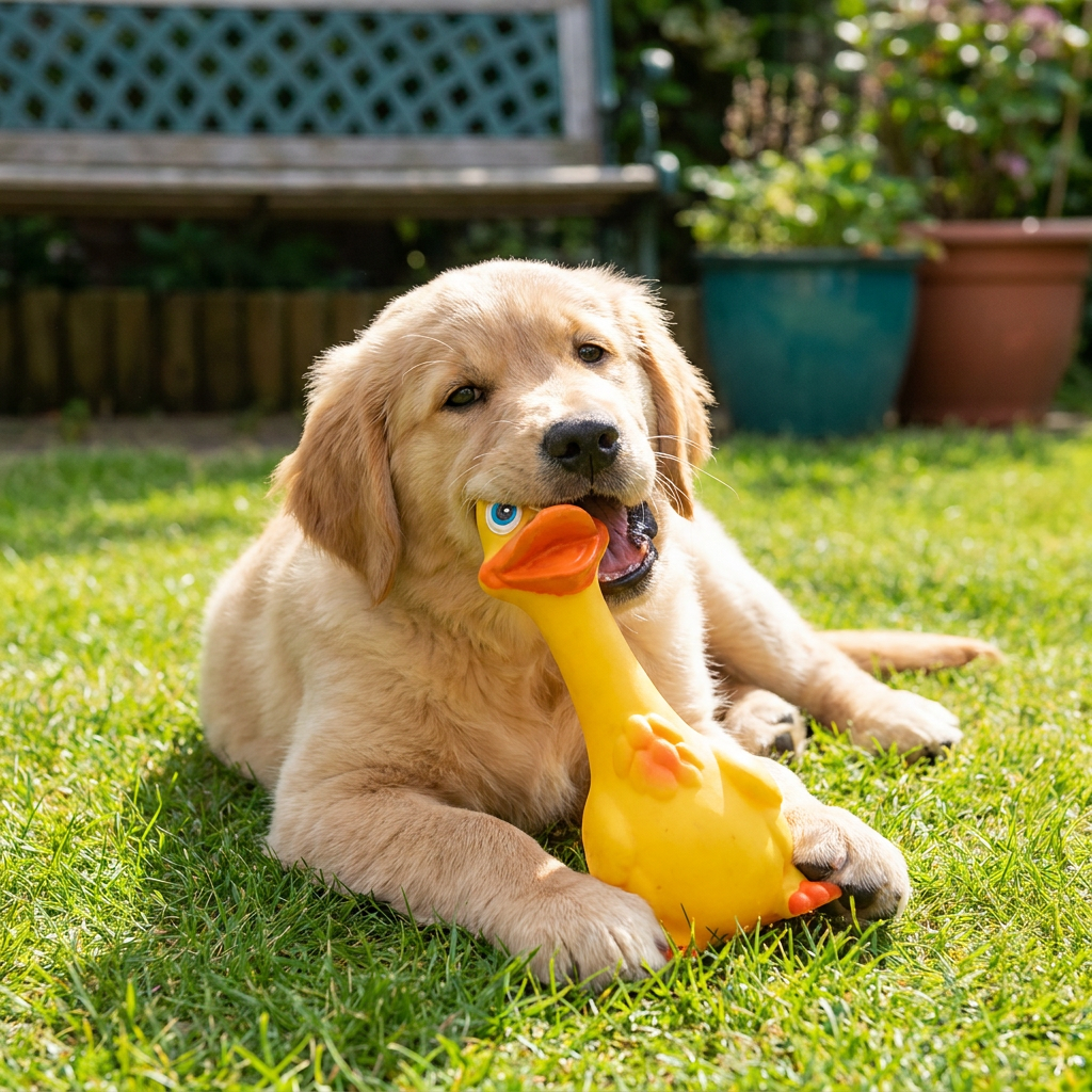 Durable Natural Latex Teeth Cleaning Dog Chew Toy