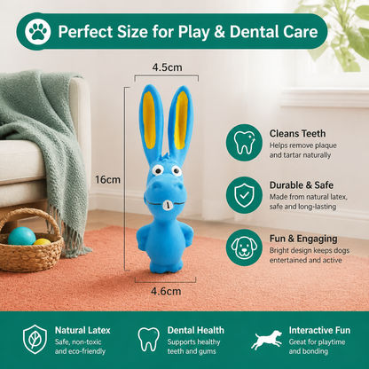 Durable Natural Latex Teeth Cleaning Dog Chew Toy