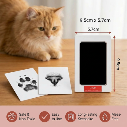 Pet Paw & Nose Print Kit – DIY Keepsake for Cat