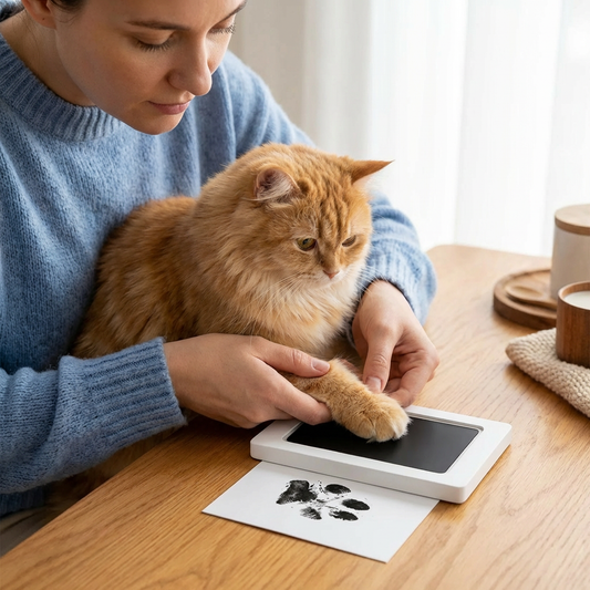 Pet Paw & Nose Print Kit – DIY Keepsake for Cat