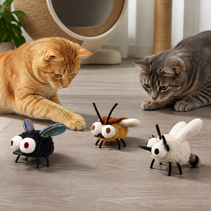 Motion-Activated Flying Insect Cat Toy