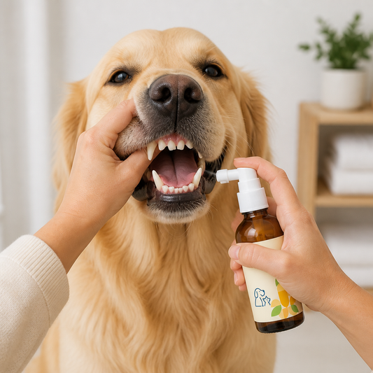 Brushless Tartar Control Dental Spray for Dogs – Helps Reduce Plaque & Freshen Breath