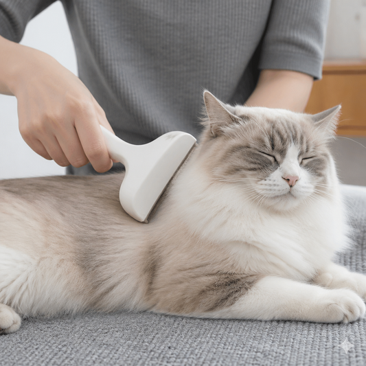 Cat Deshedding Undercoat Rake – Extra-Wide Grooming Tool for Loose Fur & Long Hair