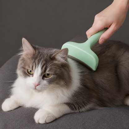 Cat Deshedding Undercoat Rake – Extra-Wide Grooming Tool for Loose Fur & Long Hair