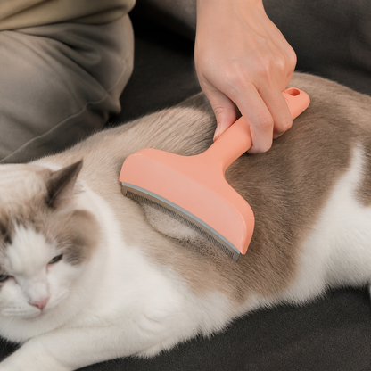 Cat Deshedding Undercoat Rake – Extra-Wide Grooming Tool for Loose Fur & Long Hair