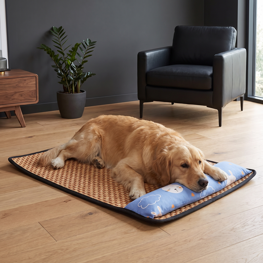 Breathable Rattan Dog Cooling Mat