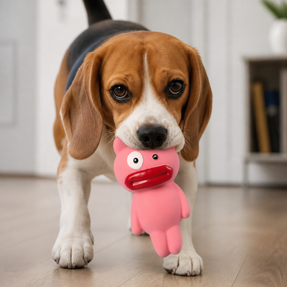 Interactive Chew & Squeak Puppy Toy