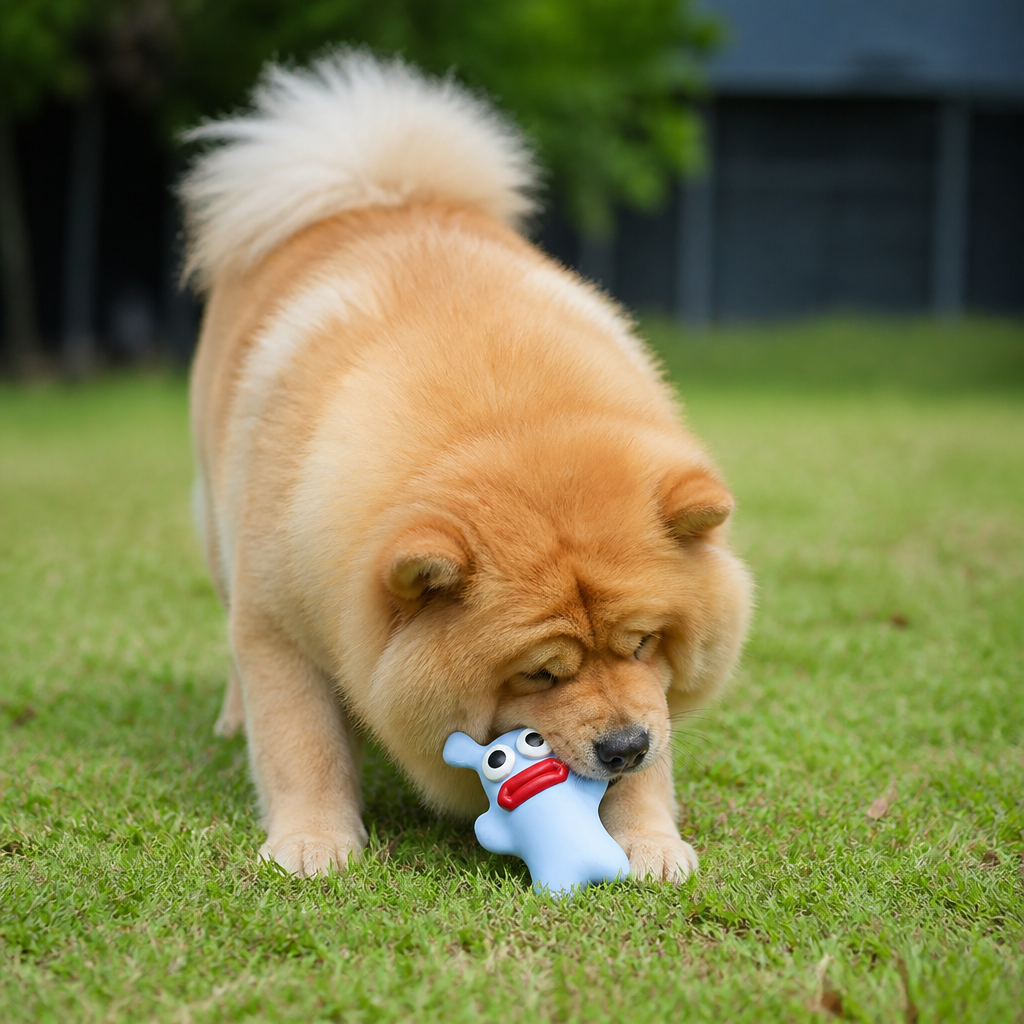 Interactive Chew & Squeak Puppy Toy