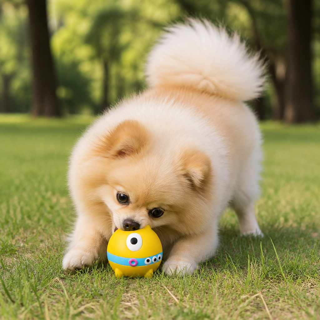 Interactive Chew & Squeak Puppy Toy
