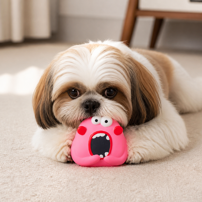 Interactive Chew & Squeak Puppy Toy