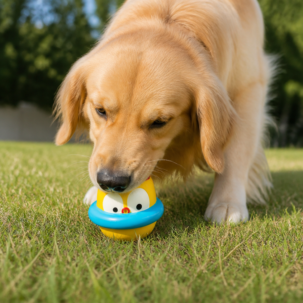 Interactive Chew & Squeak Puppy Toy