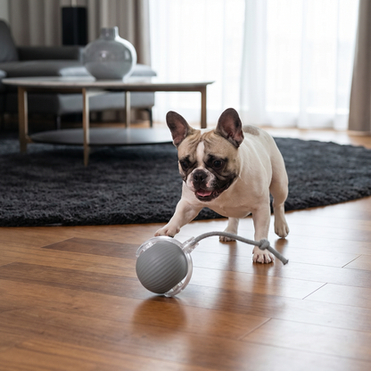 Active Rolling Ball with Tail for Dogs