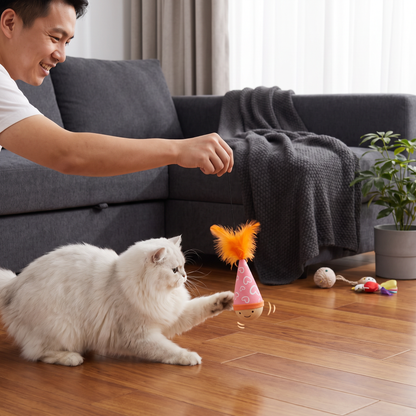 Bouncy Cat Toy – Durable Activity Toy to Reduce Boredom in Cats