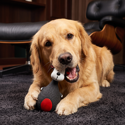 Durable Eco-Friendly Latex Squeaky Dental Dog Toy