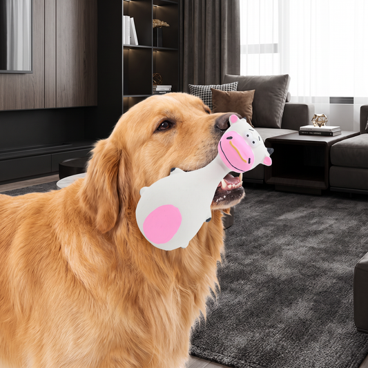 Durable Eco-Friendly Latex Squeaky Dental Dog Toy