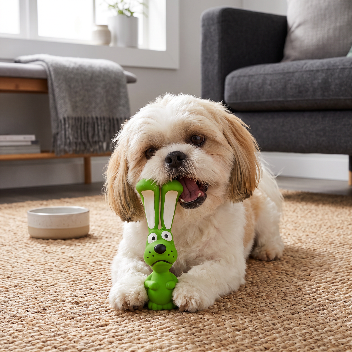 Durable Natural Latex Teeth Cleaning Dog Chew Toy