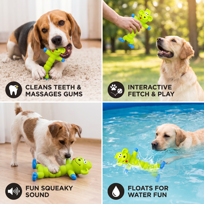 Durable Natural Latex Teeth Cleaning Dog Chew Toy
