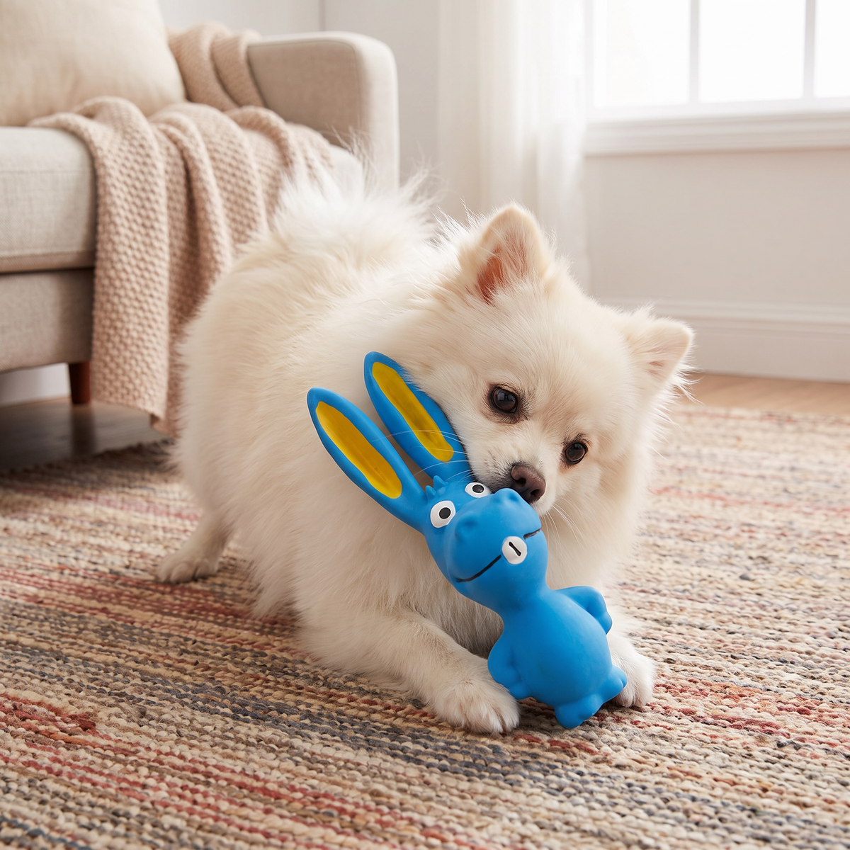 Durable Natural Latex Teeth Cleaning Dog Chew Toy