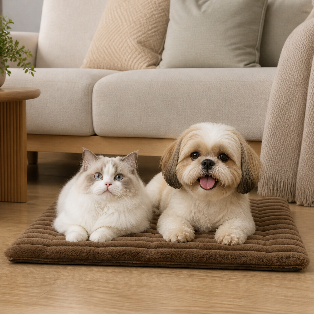 Self-Warming Pet Mat for Cats & Dogs – Quiet, Non-Slip & Electricity-Free