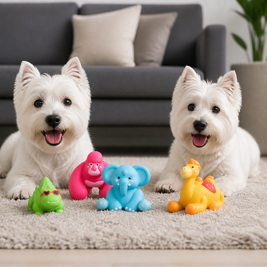 Cute Latex Chew & Squeak Dog Toy