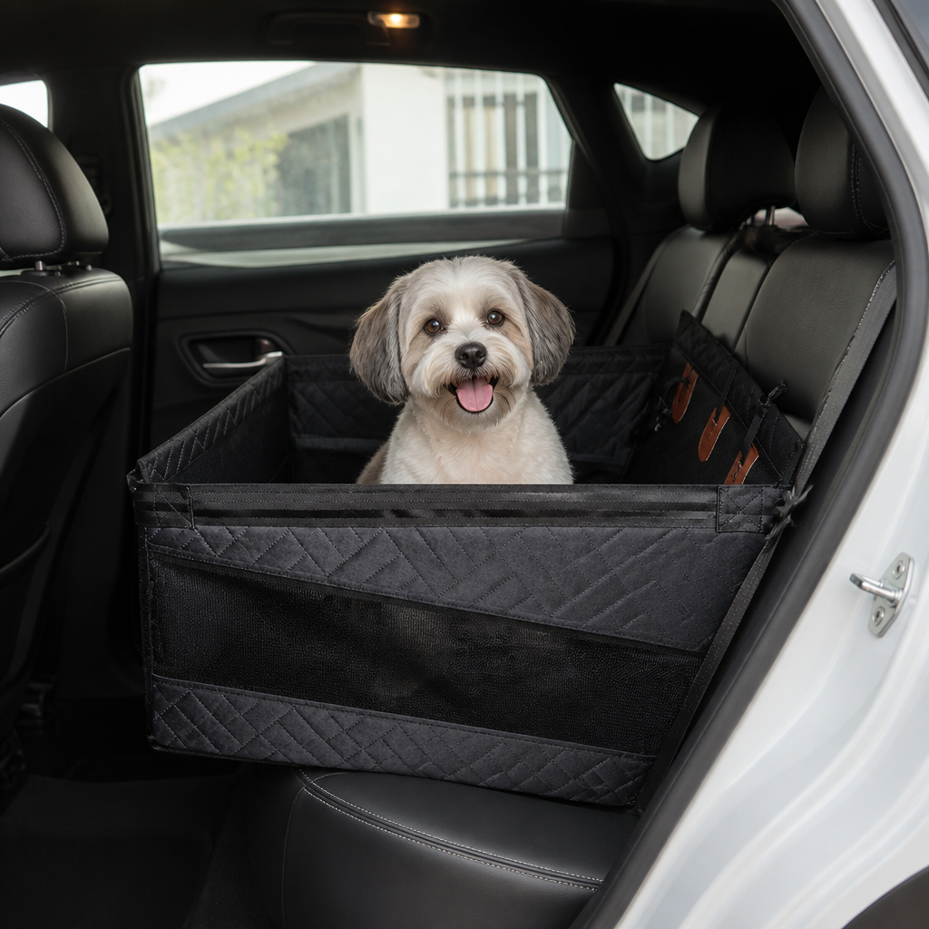 Hard Bottom Single Car Seat Extender for Dogs