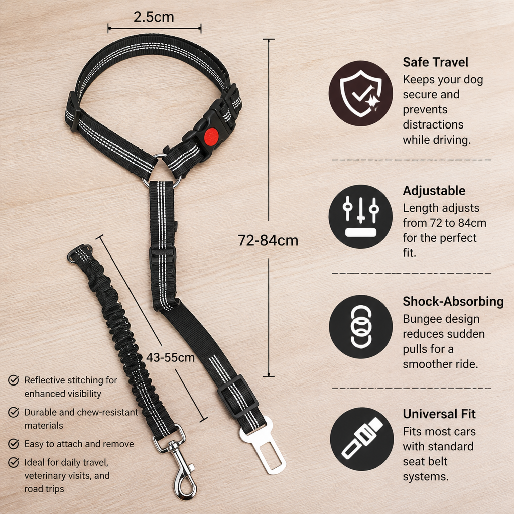 Dog Car Safety Belt