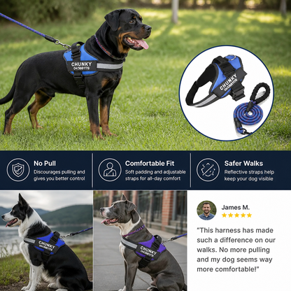Personalized No-Pull Dog Harness for Easier Walks