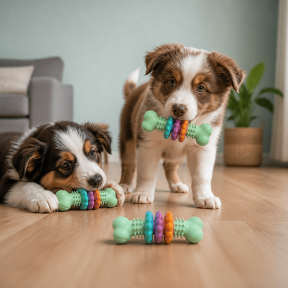 Dog Chew Toy With Teethers - Interactive Chew Toy For Dogs