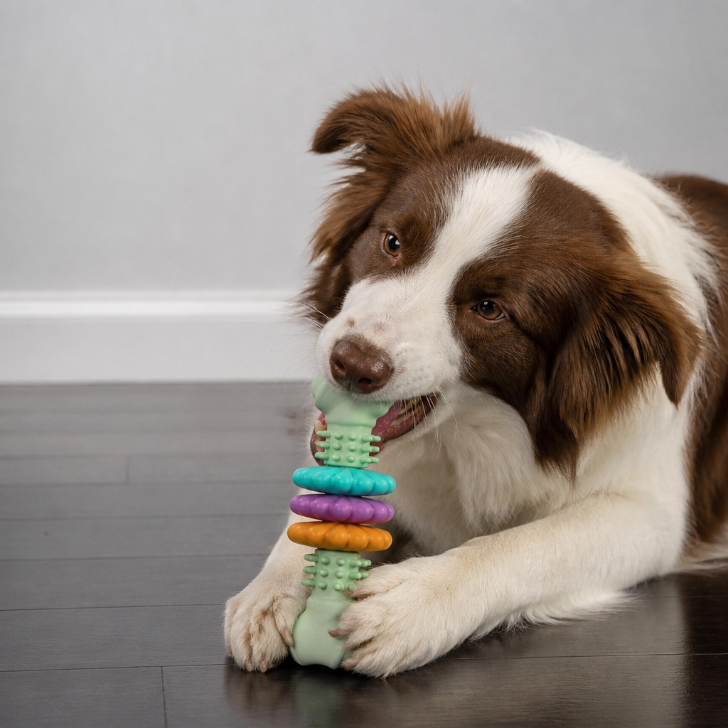 Dog Chew Toy With Teethers - Interactive Chew Toy For Dogs