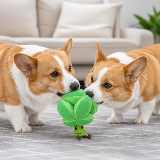 Sniffing Broccoli - Interactive Treat Toy
