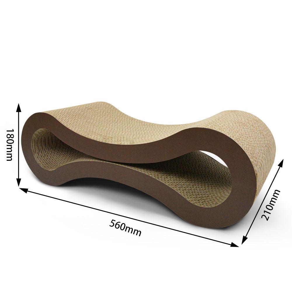 Luxurious Infinity Cardboard Cat Scratching Bed