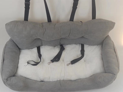 Pet Car Kennel Cross - Border Dog Safety Seat Large, Medium And Small Dog Kennel Cushion Travel Car Artefact Spot