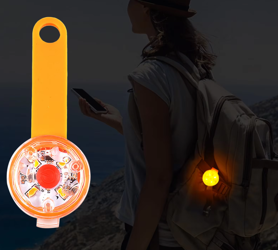 LED Dog Tag Light - Rechargeable Waterproof Safety Light For Dogs Cats