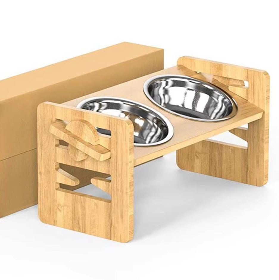 Elevated Feeding Station For Pets  Bowls