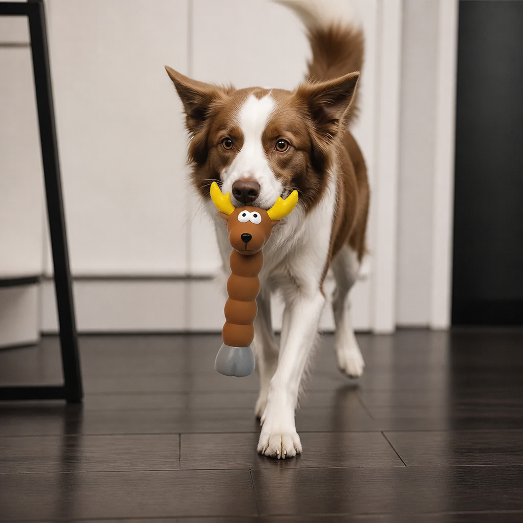 Flexible Animal-Shaped Dog Chew Toy
