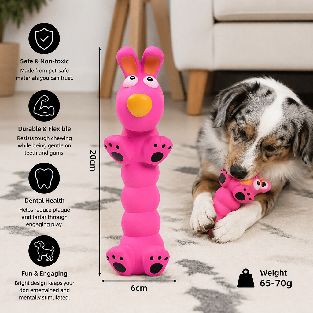 Flexible Animal-Shaped Dog Chew Toy